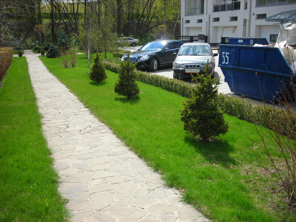 Мощение и укладка брусчатки